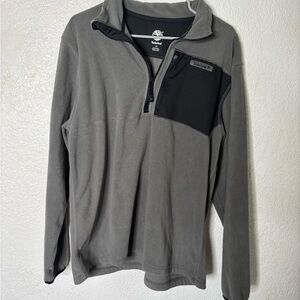 Vntge Timberland Charcoal Fleece Pullover size L excellent condition